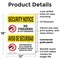 Signmission No Firearms By City Bilingual OSHA Security Notice Sign, Plastic, 12in W x 18in L, 2PK OS-2PACK-SN-P-1218-L-11603 - alternate 2